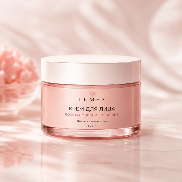Крем для лица LUMEA Восстановление и сияние, 50 мл