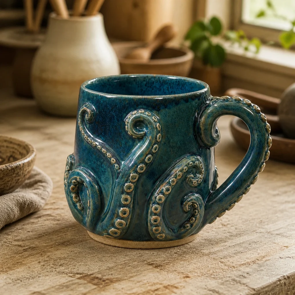 Octopus Ceramic Mug
