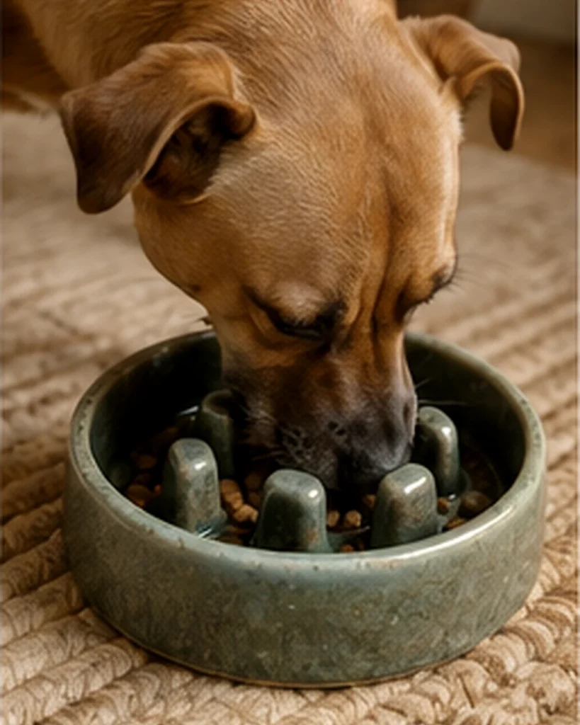 Personalized Slow Feeder Dog Bowl