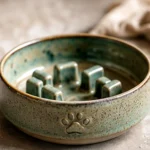Slow Feeder Ceramic Dog Bowl