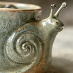 Snail Ceramic Mug — alternate view