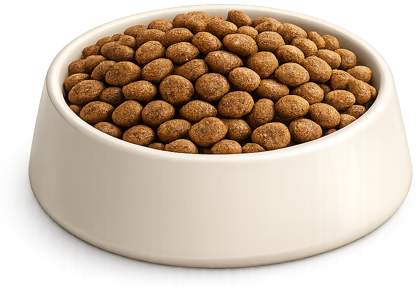 Dry dog food