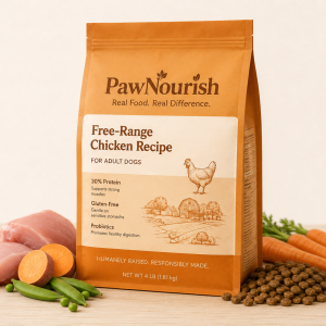 PawNourish Free-Range Chicken Recipe dry dog food
