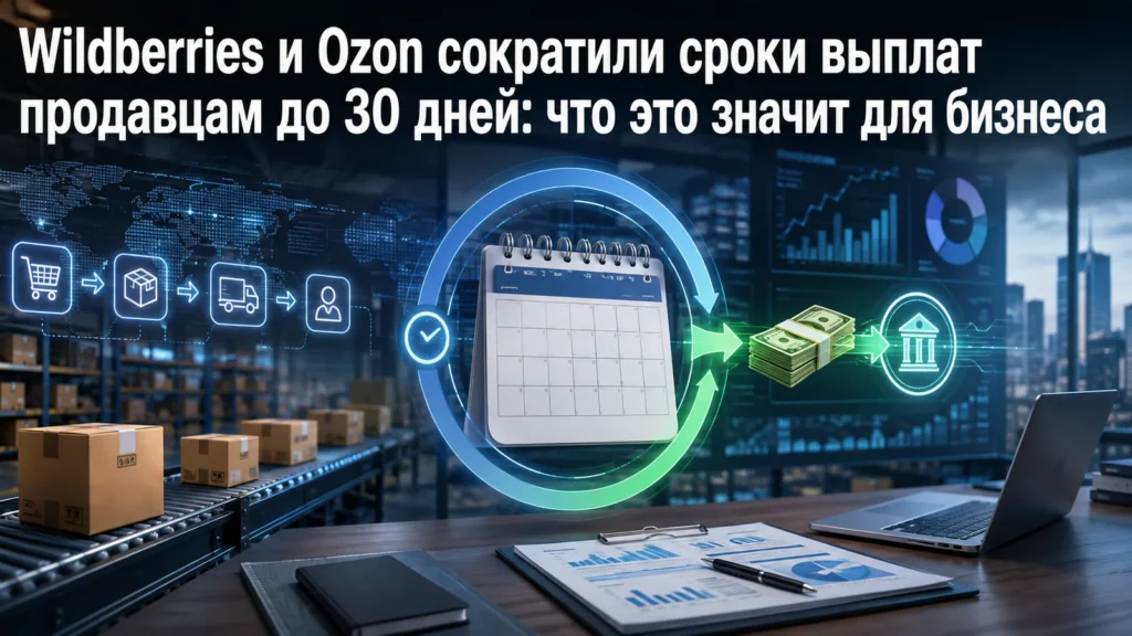 Wildberries и Ozon сократили сроки выплат продавцам до 30 дней: что это значит для бизнеса