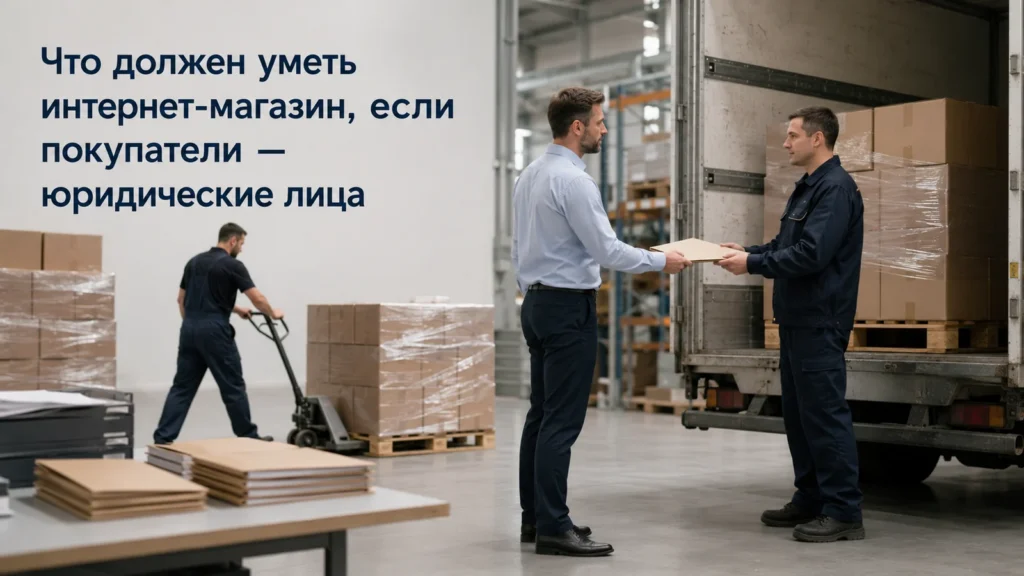 Что должен уметь интернет-магазин, если покупатели — юридические лица