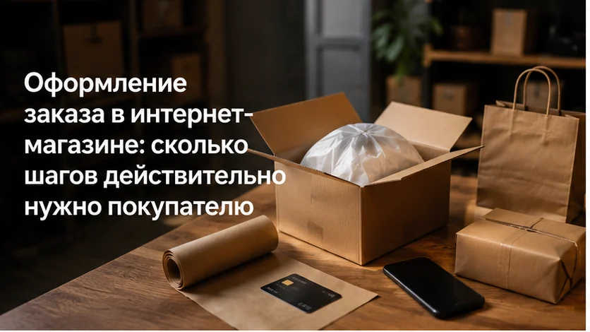 Оформление заказа в интернет-магазине: сколько шагов действительно нужно покупателю