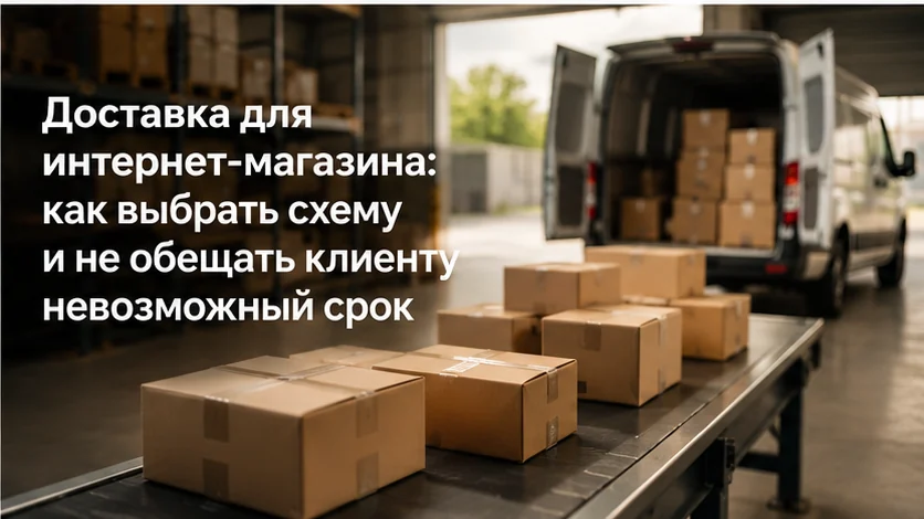Доставка для интернет-магазина: как выбрать схему и не обещать клиенту невозможный срок