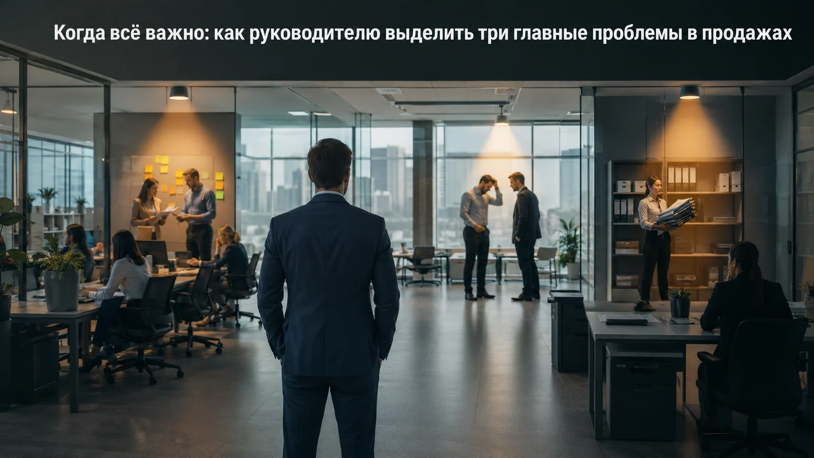 Когда всё важно: как руководителю выделить три главные проблемы в продажах