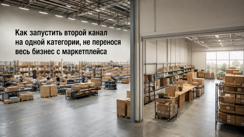 Как запустить второй канал на одной категории, не перенося весь бизнес с маркетплейса