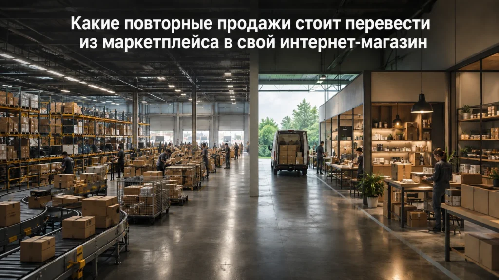 Какие повторные продажи стоит перевести из маркетплейса в свой интернет-магазин