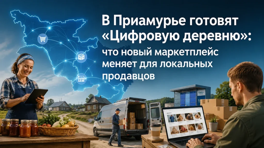В Приамурье готовят «Цифровую деревню»: что новый маркетплейс меняет для локальных продавцов