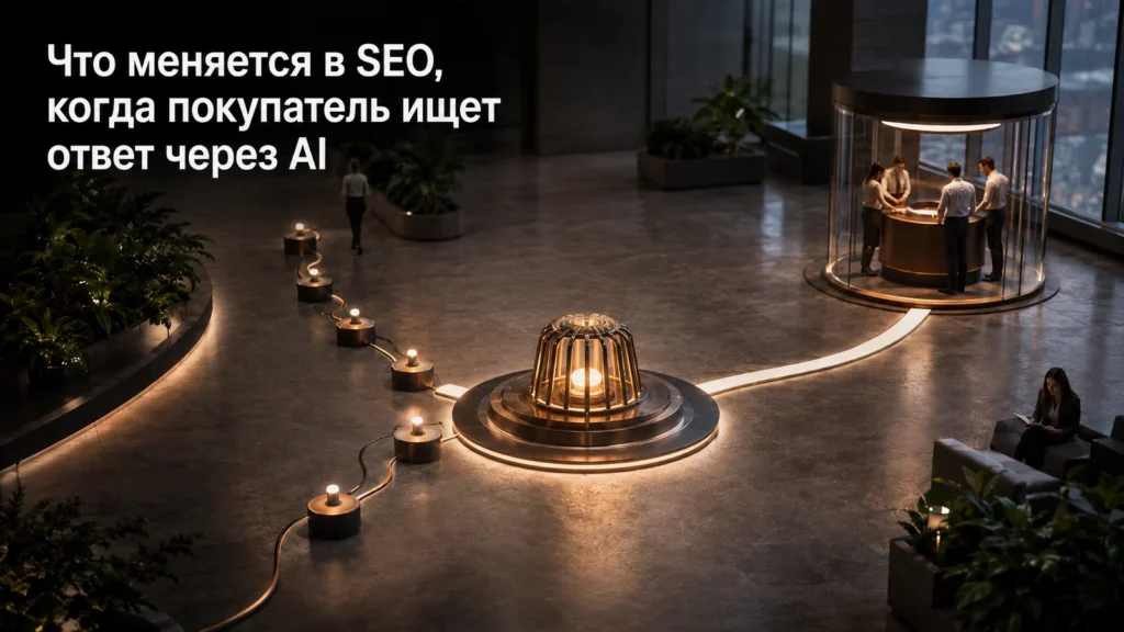 Что меняется в SEO, когда покупатель ищет ответ через AI