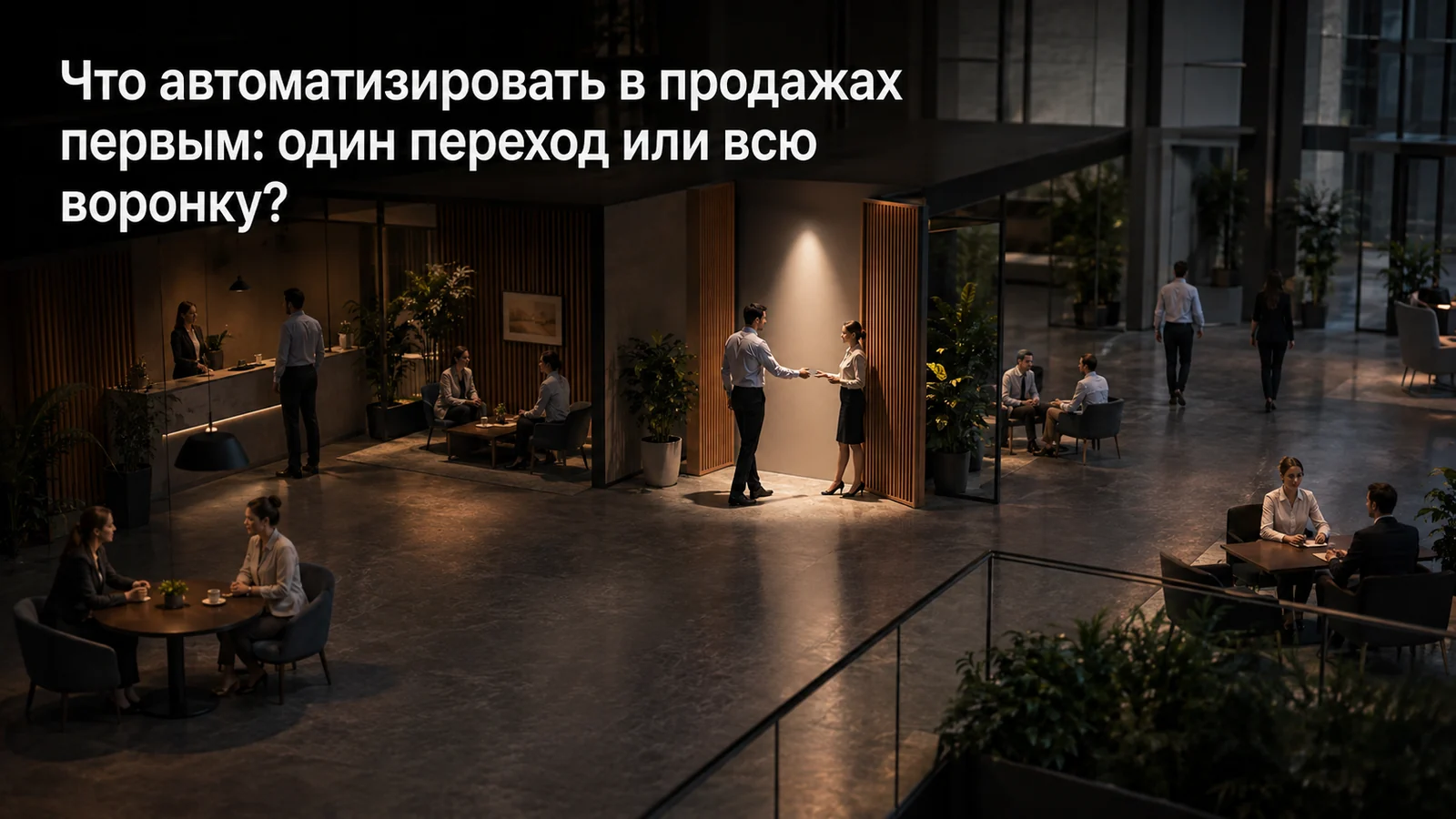 Что автоматизировать в продажах первым: один переход или всю воронку?