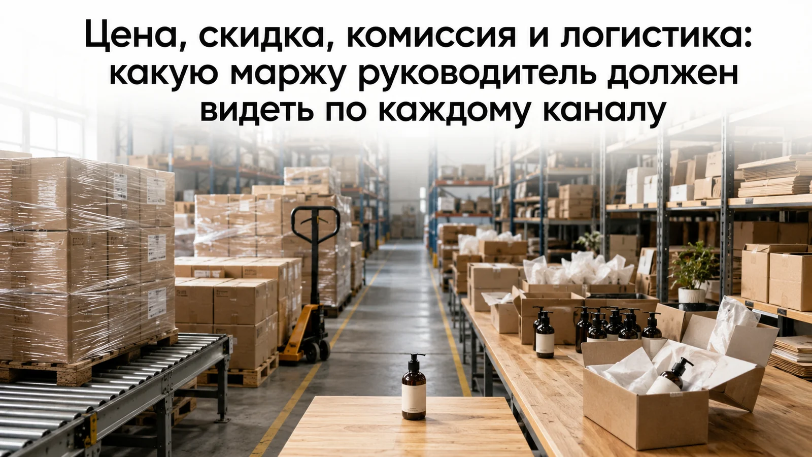 Цена, скидка, комиссия и логистика: какую маржу руководитель должен видеть по каждому каналу