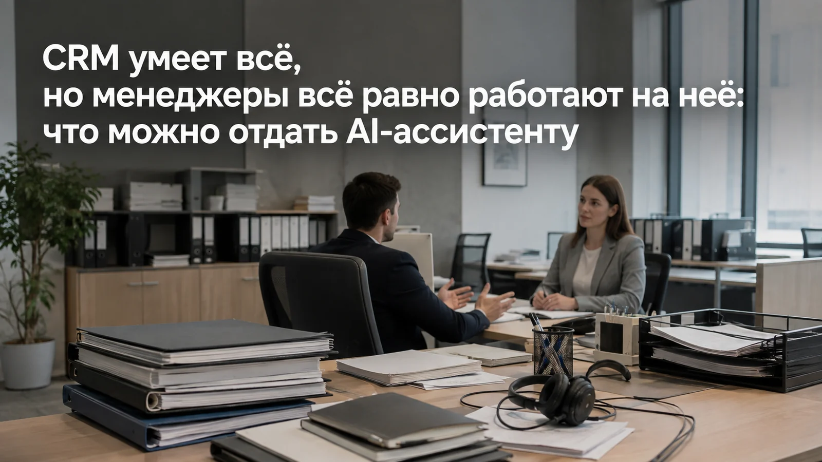 CRM умеет всё, но менеджеры всё равно работают на неё: что можно отдать AI-ассистенту