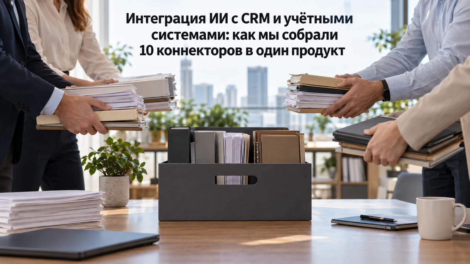 Интеграция ИИ с CRM и учётными системами: как мы собрали 10 коннекторов в один продукт