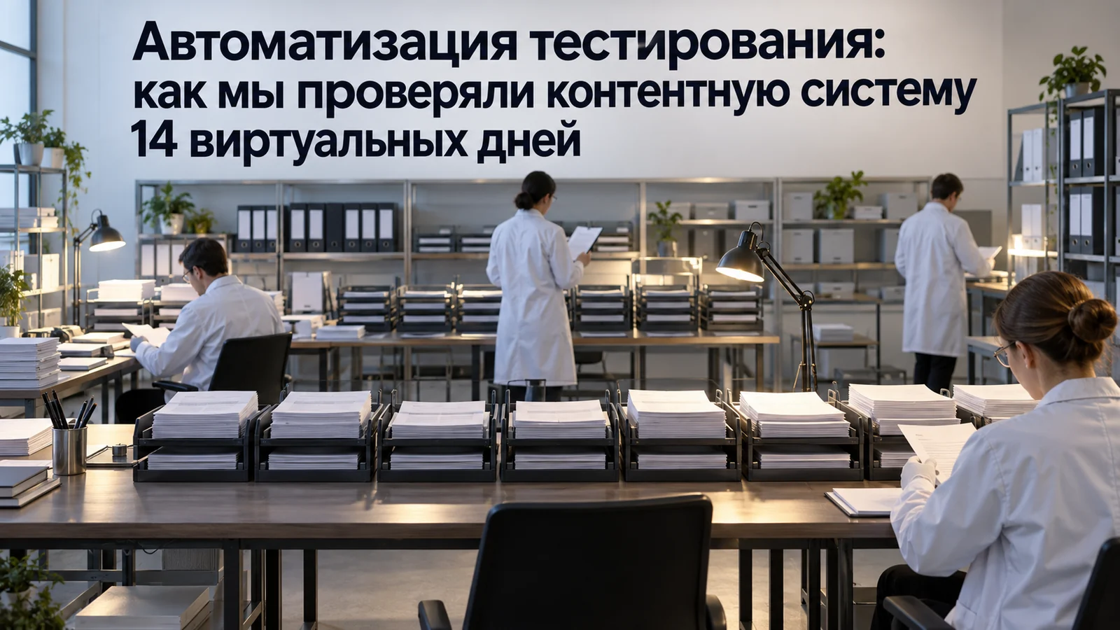 Автоматизация тестирования: как мы проверяли контентную систему 14 виртуальных дней