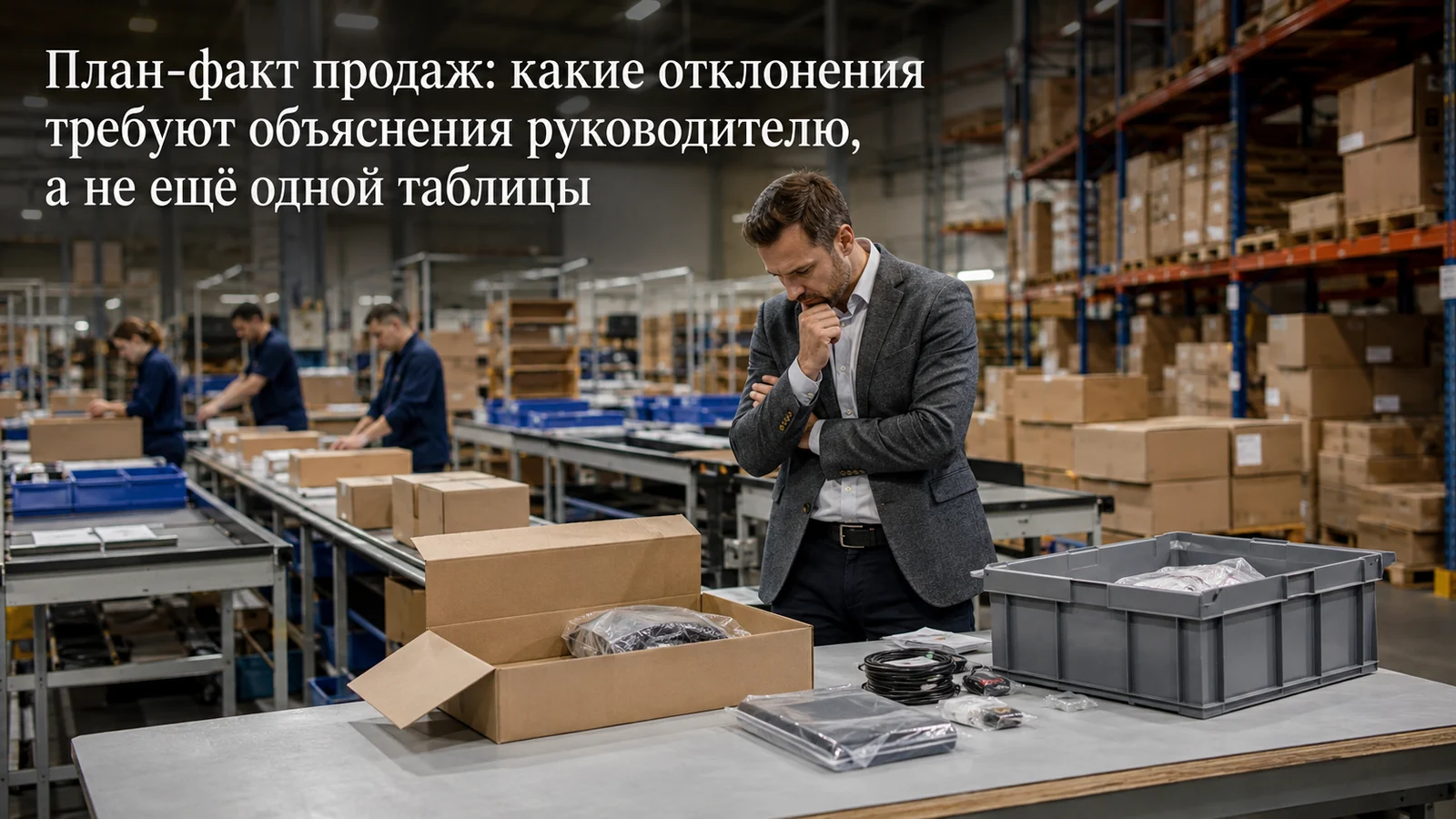 План-факт продаж: какие отклонения требуют объяснения руководителю, а не ещё одной таблицы