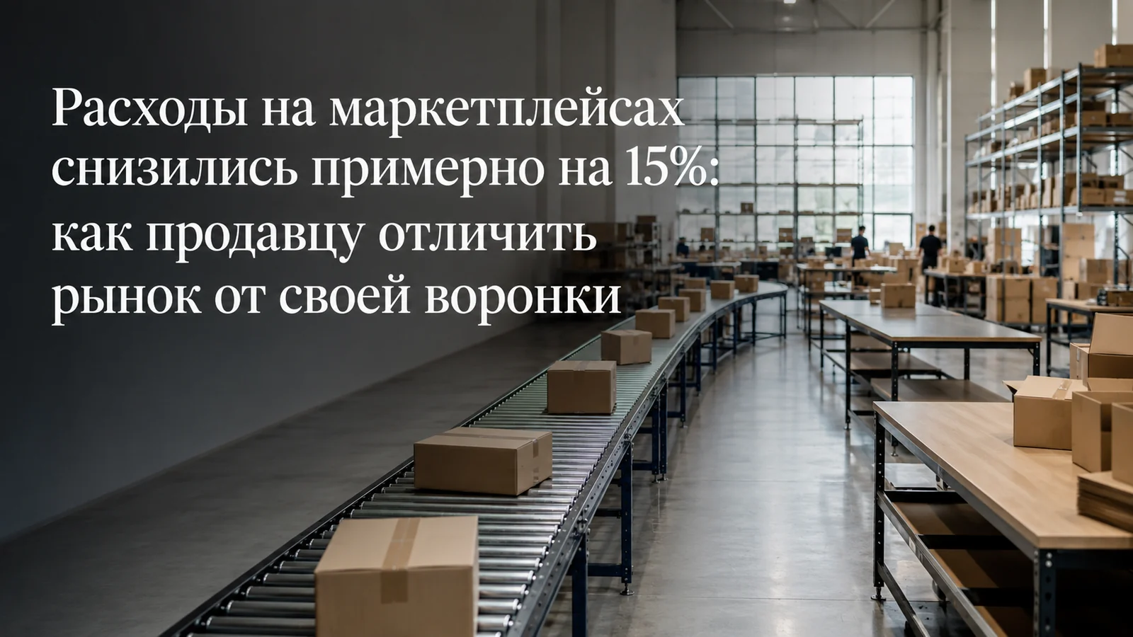 Расходы на маркетплейсах снизились примерно на 15%: как продавцу отличить рынок от своей воронки